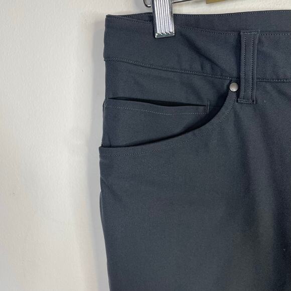 Lululemon ABC Pant Slim Warpstreme Obsidian Gray Stretch 5 Pocket Pants mens 28 - Picture 6 of 17